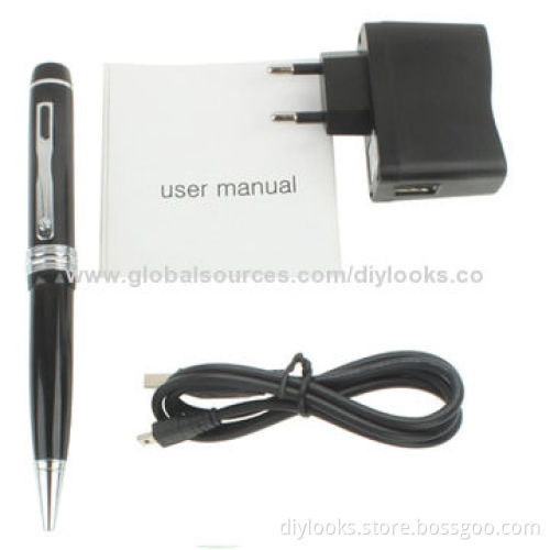 720P Mini DV Hidden Spy Pen with Motion Detection/Video Recording/Photo Shooting/Sound Recorder